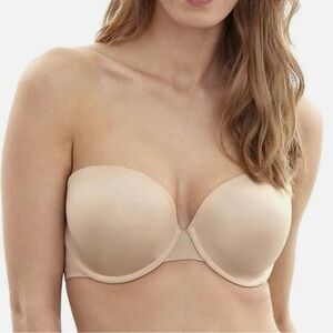 NWT Panache Seamless Porcelain Elan Strapless Bra in Nude - Size: 32G